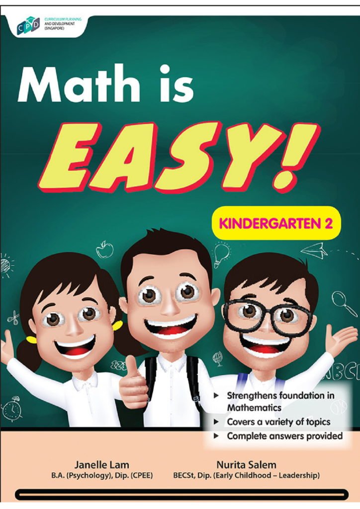 Math is easy kindergarten 2 comptes book store