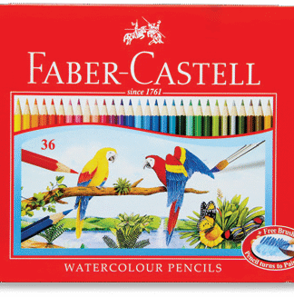 Watercolor pencils in tin case 36L