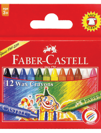 Wax Crayon Regular 12 pcs
