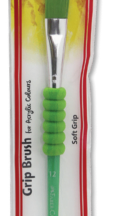 Grip Brush for acrylic colours
