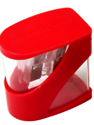 ZN Double Holes Sharpener Red