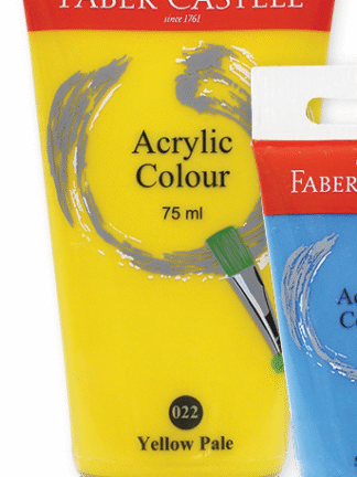 Acrylic Colour 75ml Yellow Pale