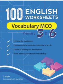 100 English Worksheets Primary 5 & 6: Vocabulary MCQ
