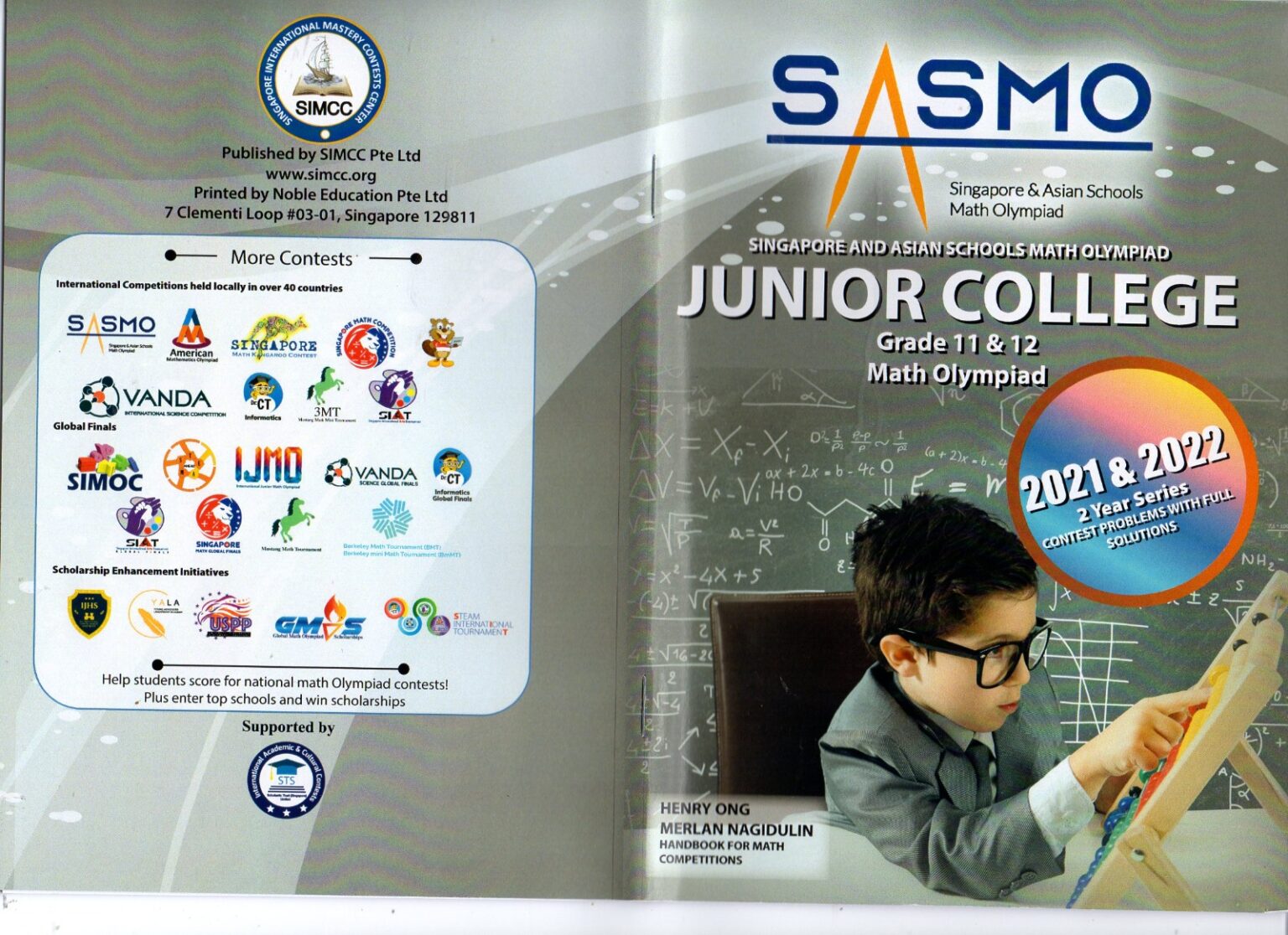 SINGAPORE & ASIAN SCHOOLS MATH OLYMPIAD ( SASMO ) – JC 1 G11 & 12( 2021 ...