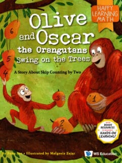 Happy Leaning Math - Olive and Oscar the Orangutans swing on the Trees